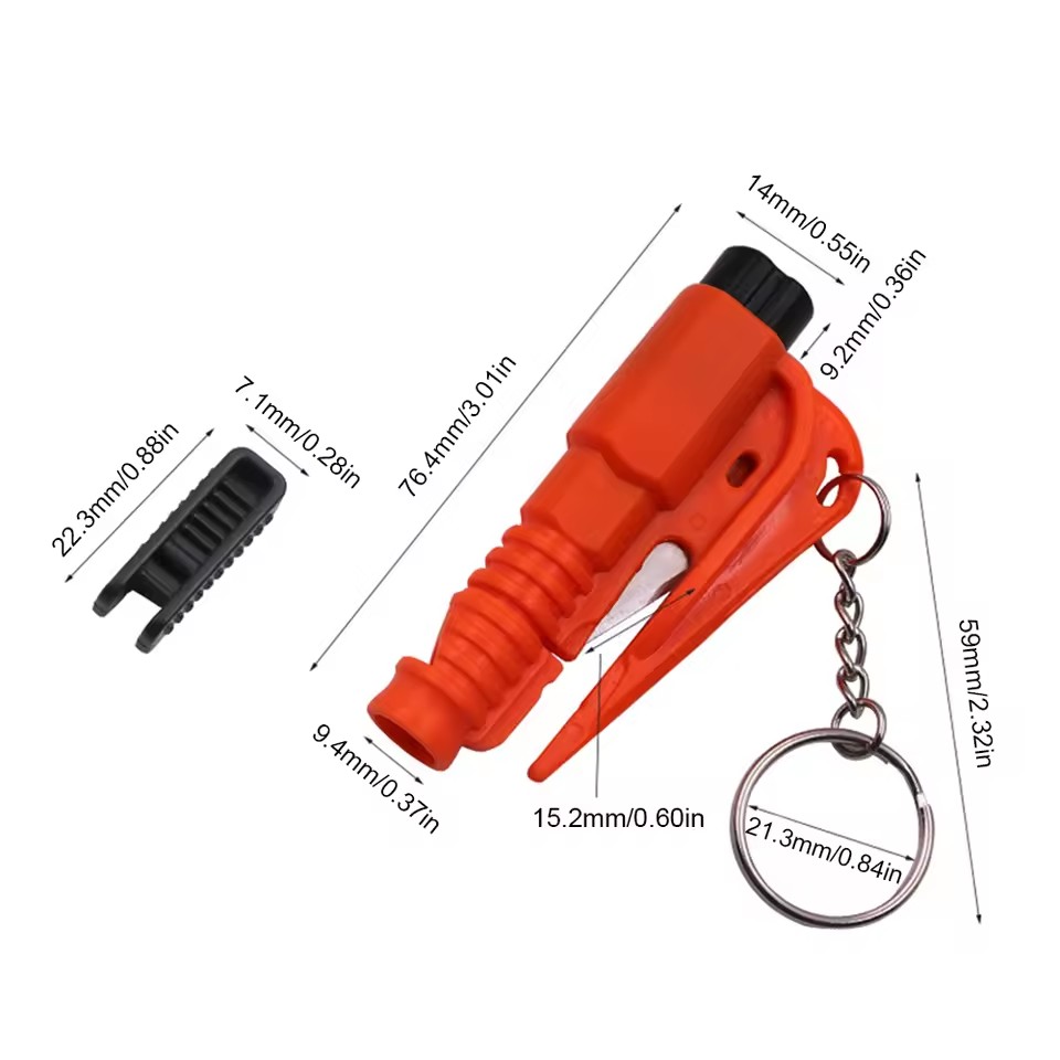 Safety Hammer Car Escape Tool  - đánh giá và giá Rescue Rope Throw