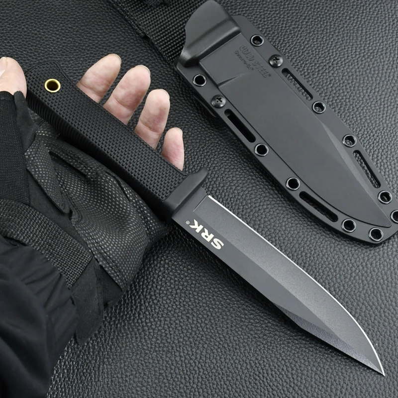 SKR Straight Fixed Blade RN Gl - đánh giá và giá Bushcraft Knife Fixed