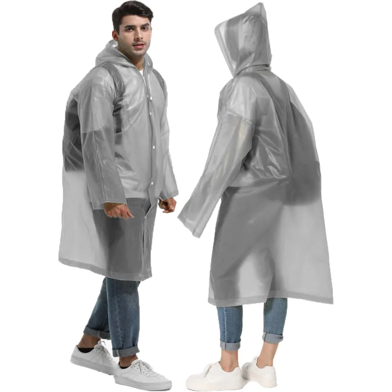 Disposable Adults Reusable Rai - đánh giá và giá Emergency Poncho Rain